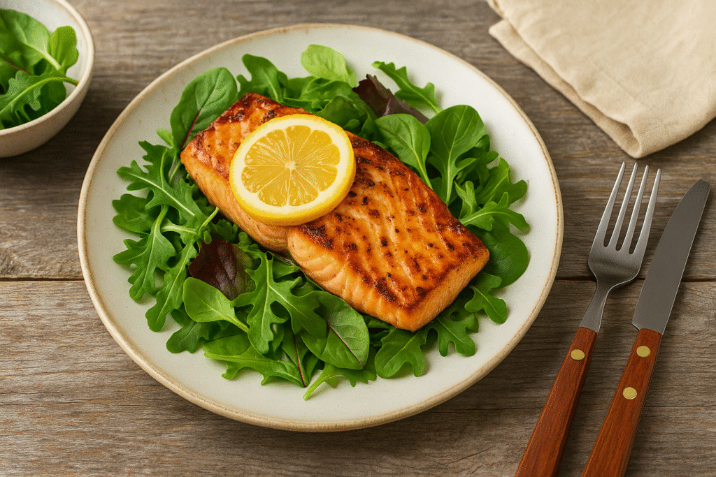 Healthy Hello Fresh salmon dinner